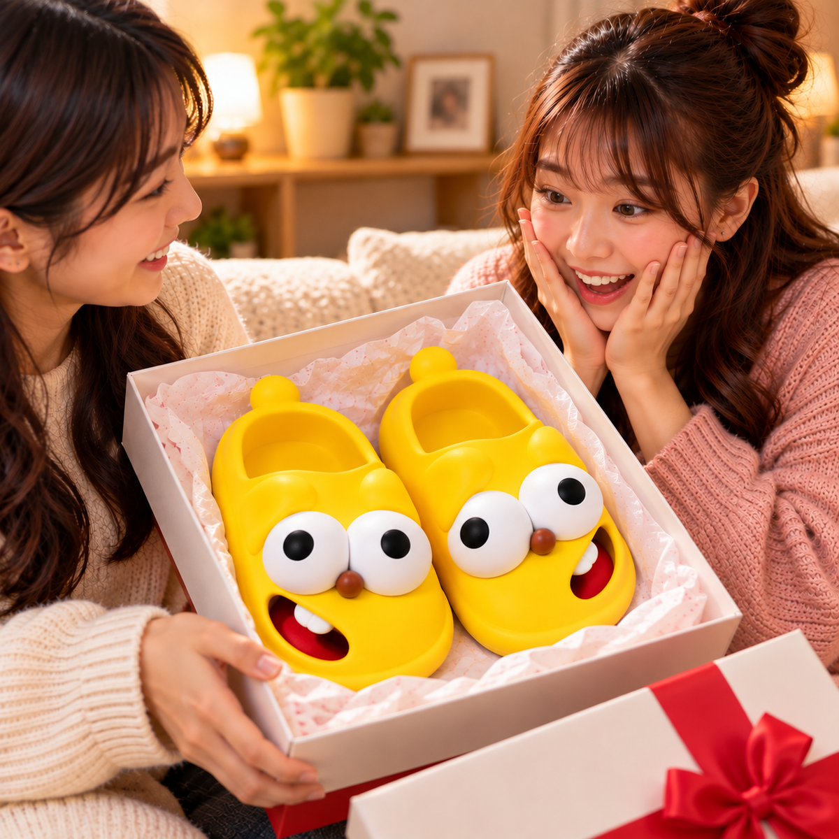 NIKORI°（ニコリ）｜おもしろ目玉スリッパ